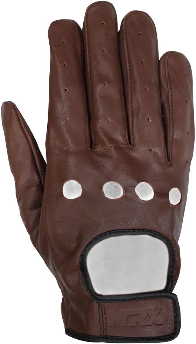 MRX Mens Classic Driving Gloves Soft Genuine Real Cowhide Leather Full Finger