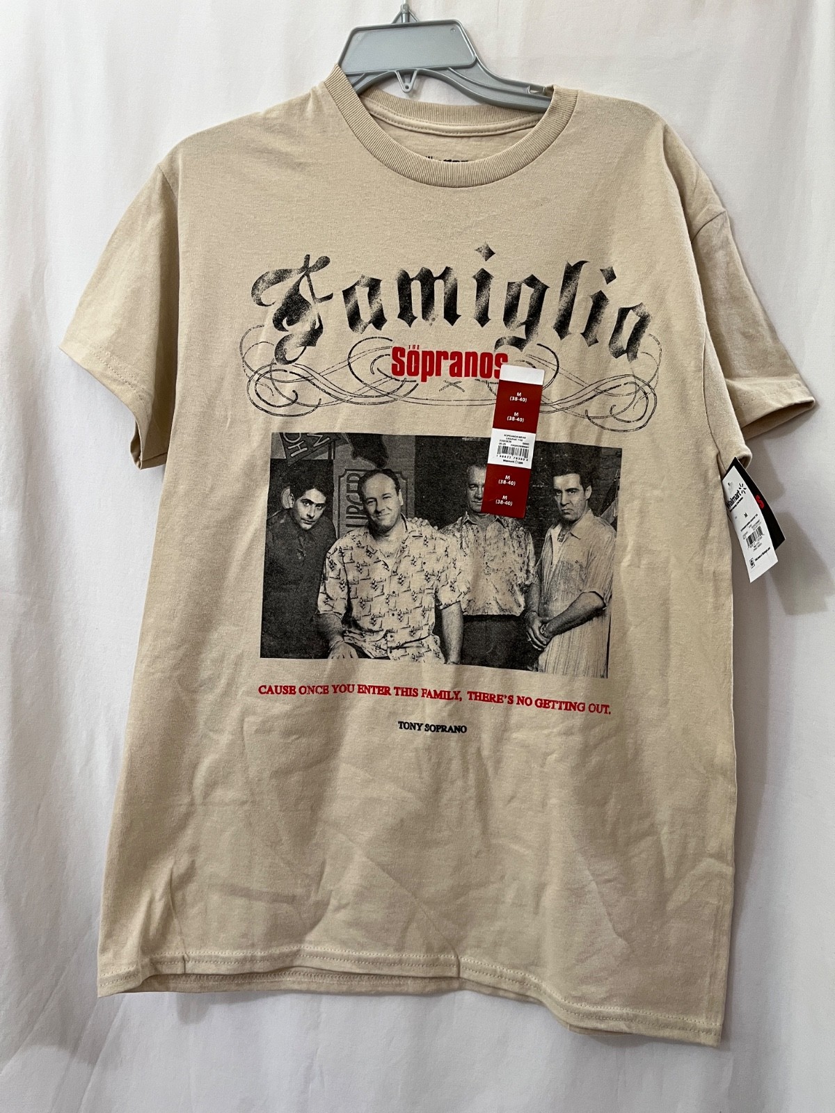 The Sopranos Official Mens Tee Sand Graphic T-Shirt 100% Cotton New U pick Size