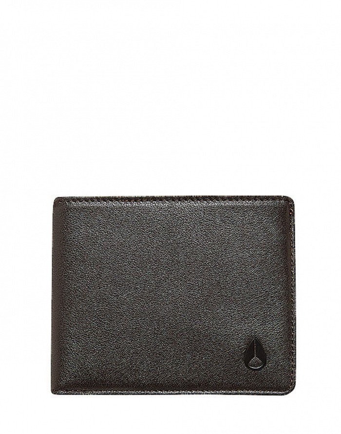 Nixon Arc Bi-Fold Wallet Brown Faux Leather C2403-400