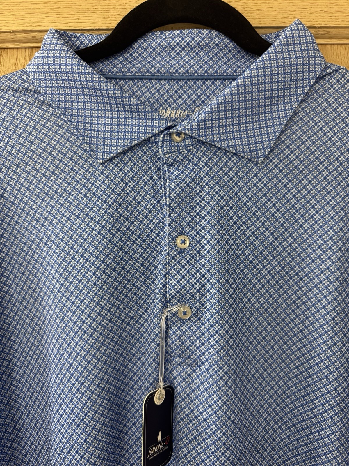 Johnnie-O Willfred Pipeline Performance Printed Polo Size 3XLT Golf Logo