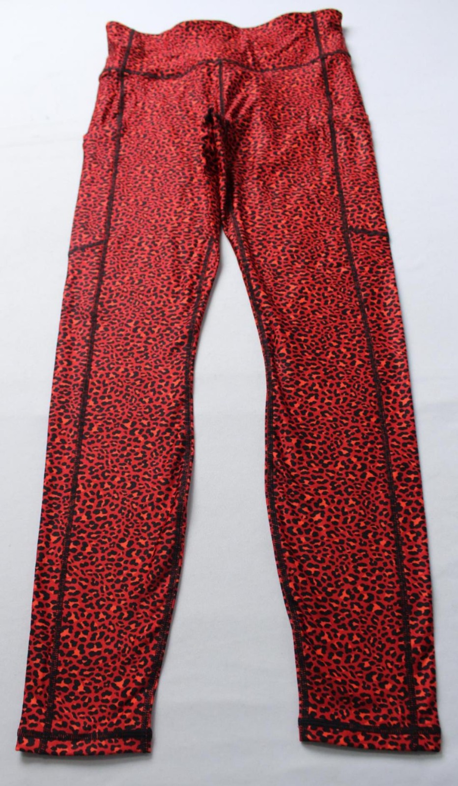 Fabletics Women’s Leopard Print High Waisted Leggings JL3 Electric Cherry Medium