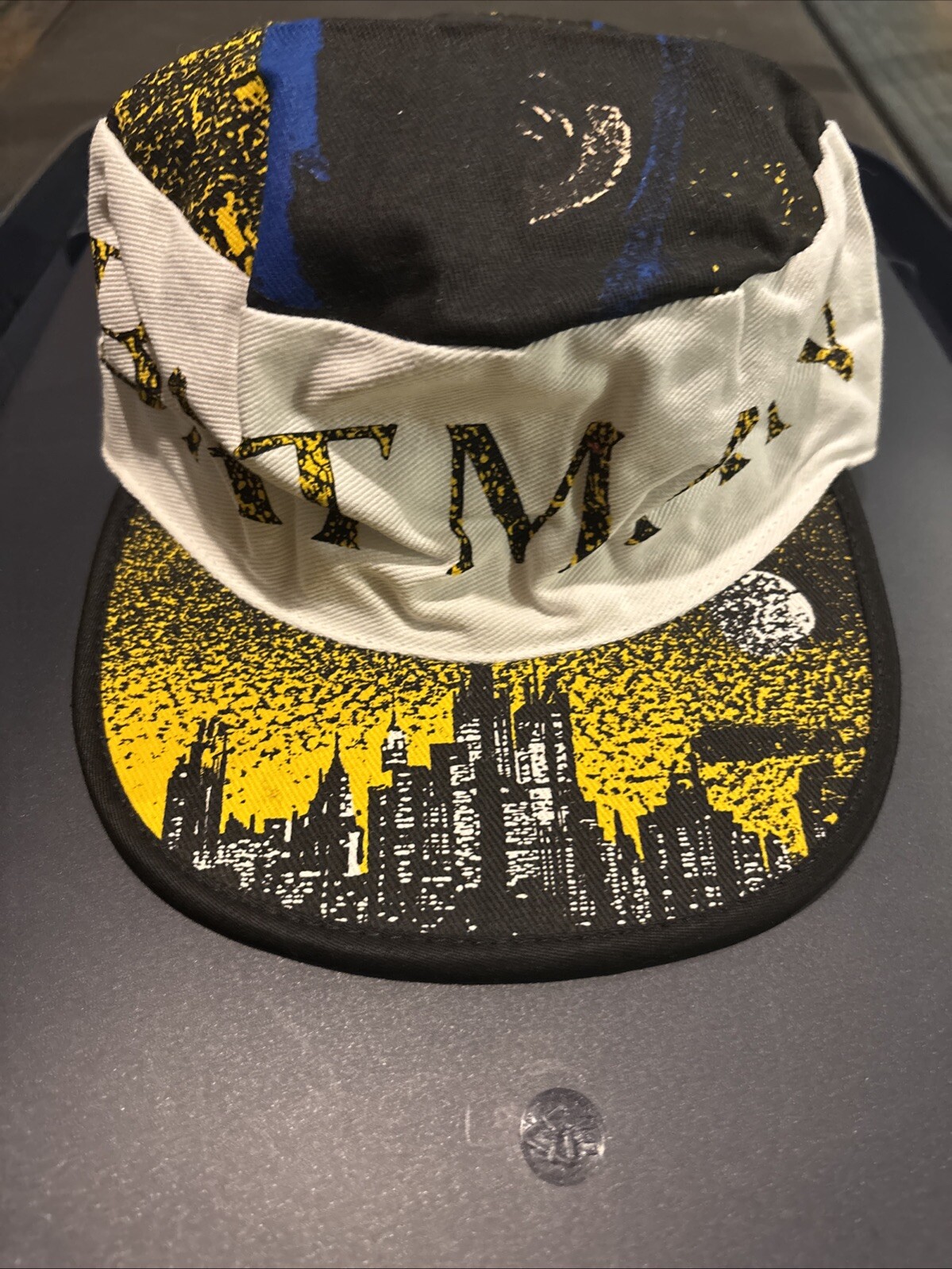 Vintage Batman Hat All Over DC Comics Painter Cap Hat 1991 See Description