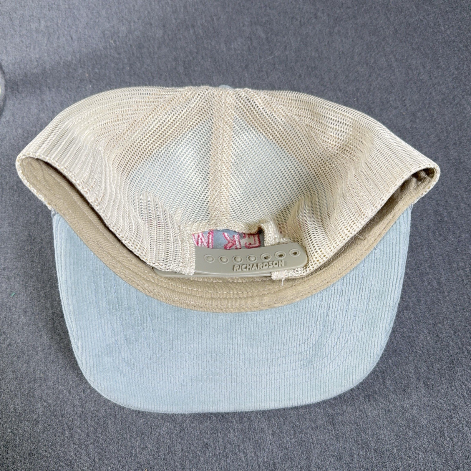 Spokane Washington Hat OSFA Blue Richardson Outdoor Corduroy Trucker Brick West