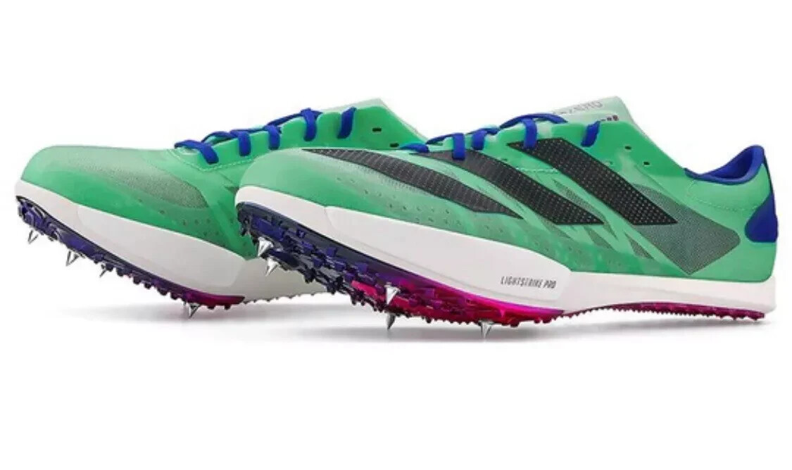 Adidas Adizero Ambition Spikes 800-1500m Green GV9068 Men’s Size 12.5