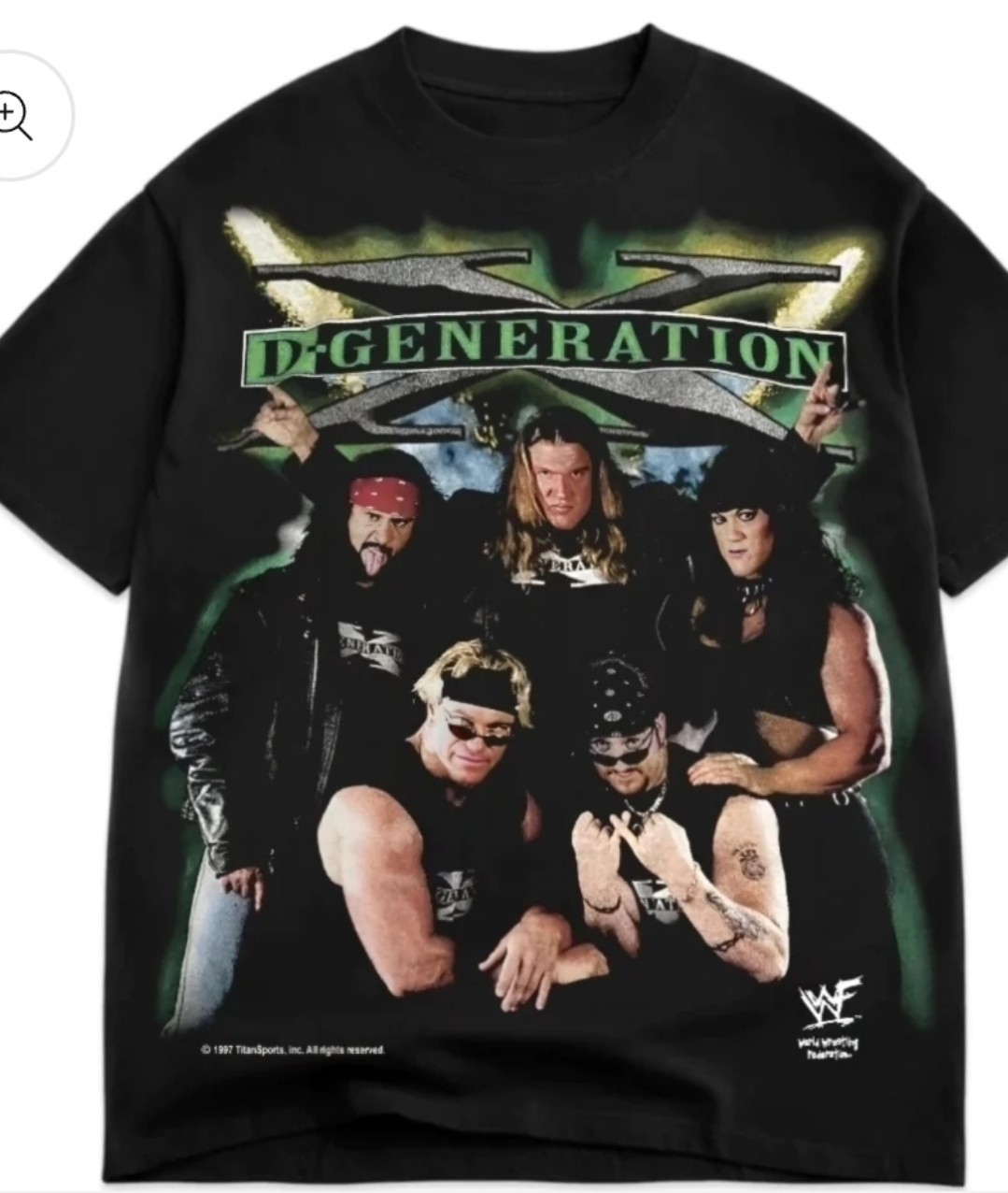 D-GENERATION ON A SHAKA HEAVYWEIGHT GARMET DYED T SHIRT Jumbo Print “MODERN”