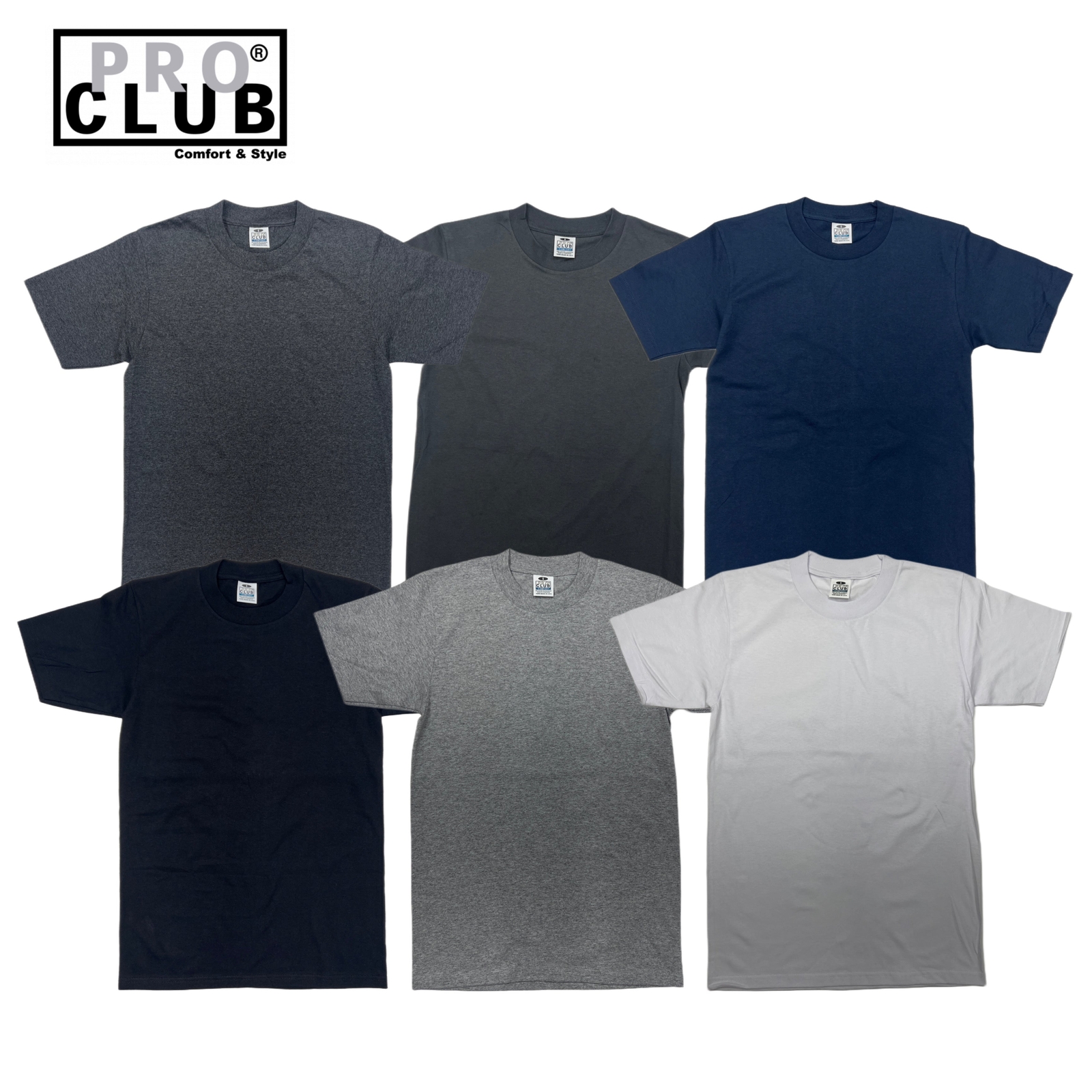 Pro Club Men’s Comfort Cotton Short Sleeve T-Shirt