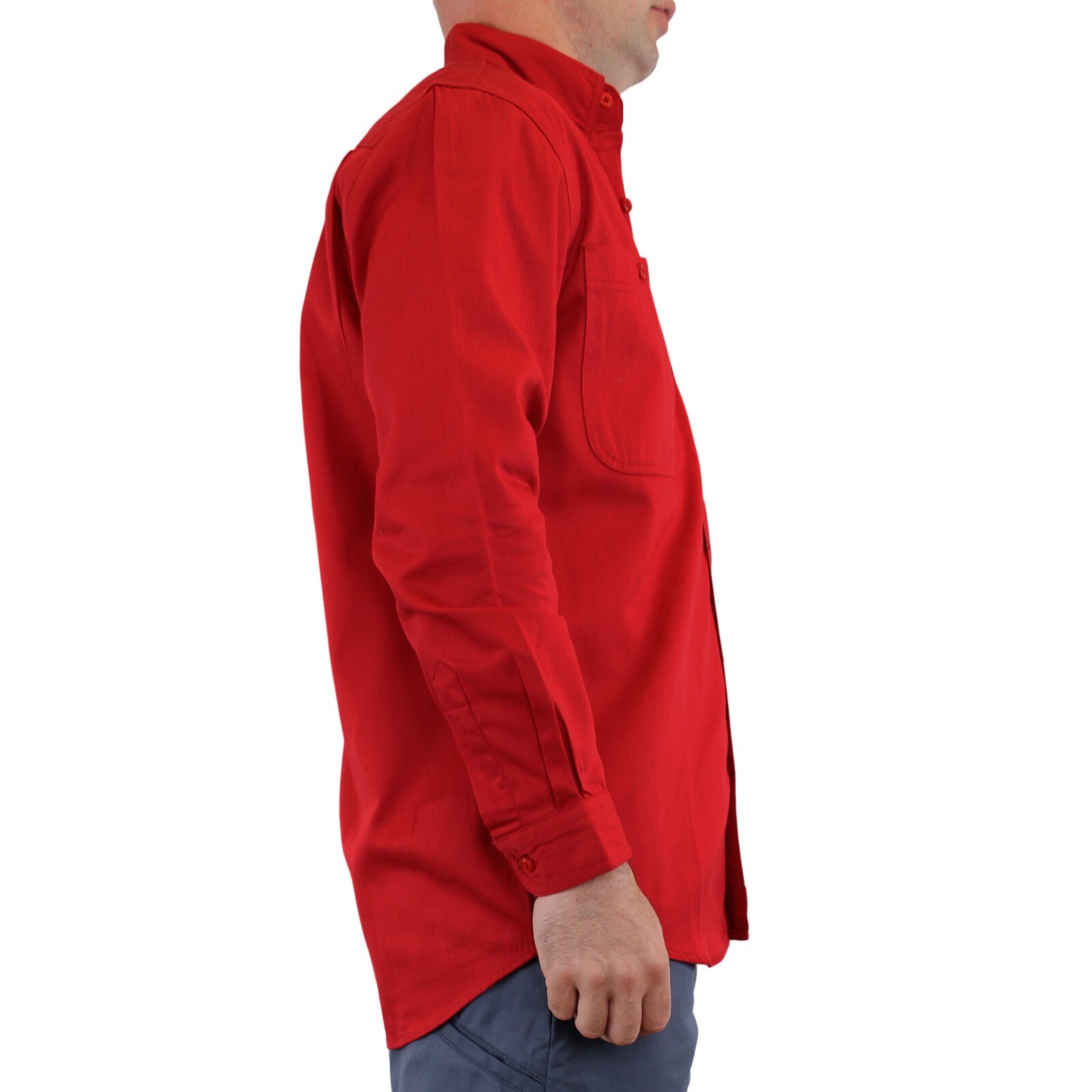 Dickies Men’s Work Shirt, Long-Sleeved Button-Down Collar, Two Front Pockets