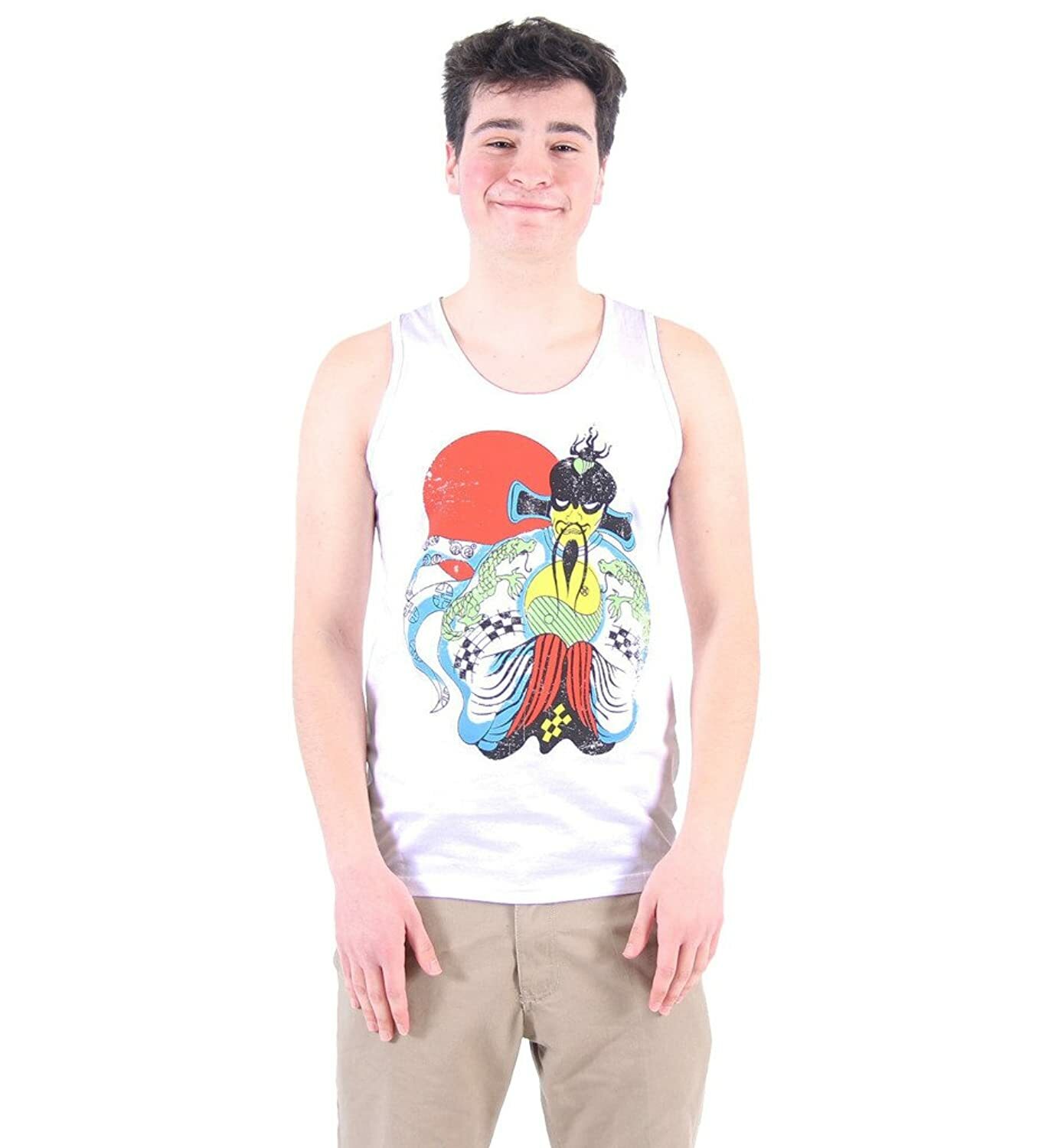 Unisex Halloween Cosplay Jack Burton Big Trouble Little China Costume Tank Top