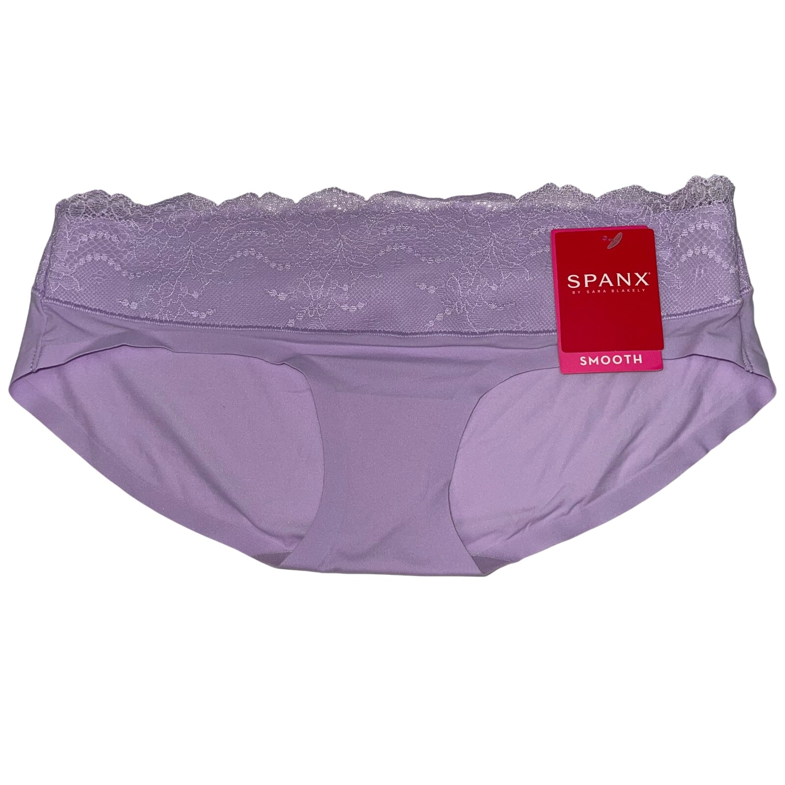 Spanx Panty Hipster Lace Waist Smooth Soft Microfiber Undie-Tectable FP2215 HTF