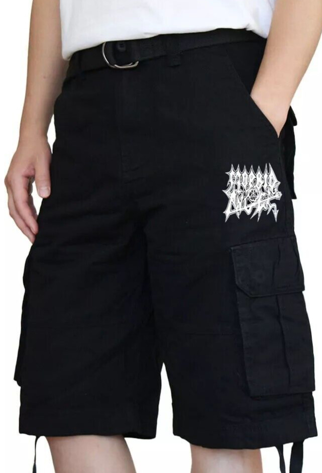 MORBID ANGEL Heavy Metal Band Twill Cargo Shorts (Multiple Variations)