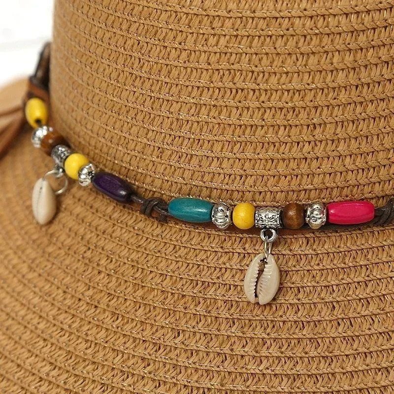 Fashionable Korean Multiple Styles Version Little Daisy Embroidered Straw Hat Wo