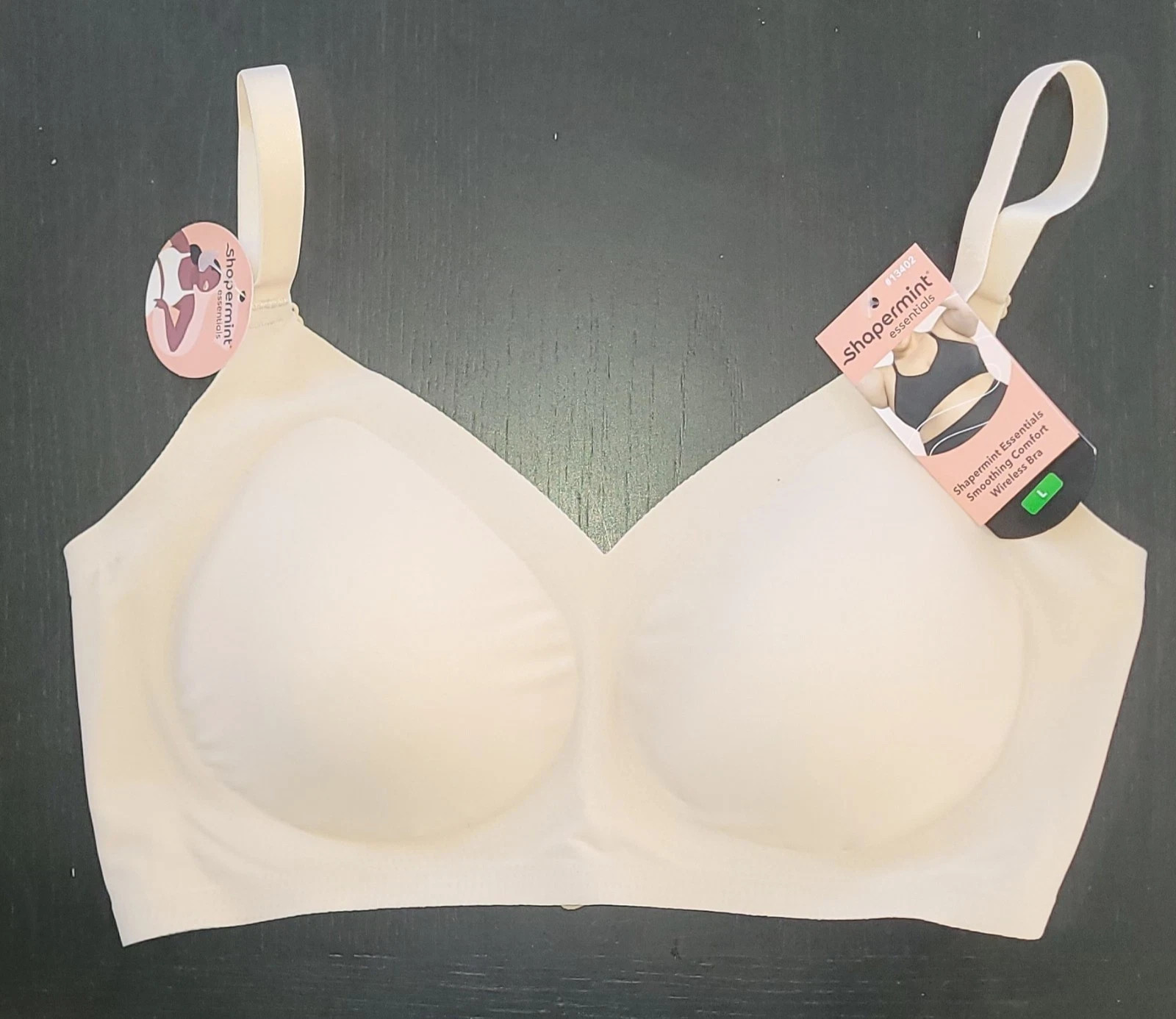 Shapermint Essentials Everyday Comfort Straps Wireless Shaping Bra, L, M, 3XL,