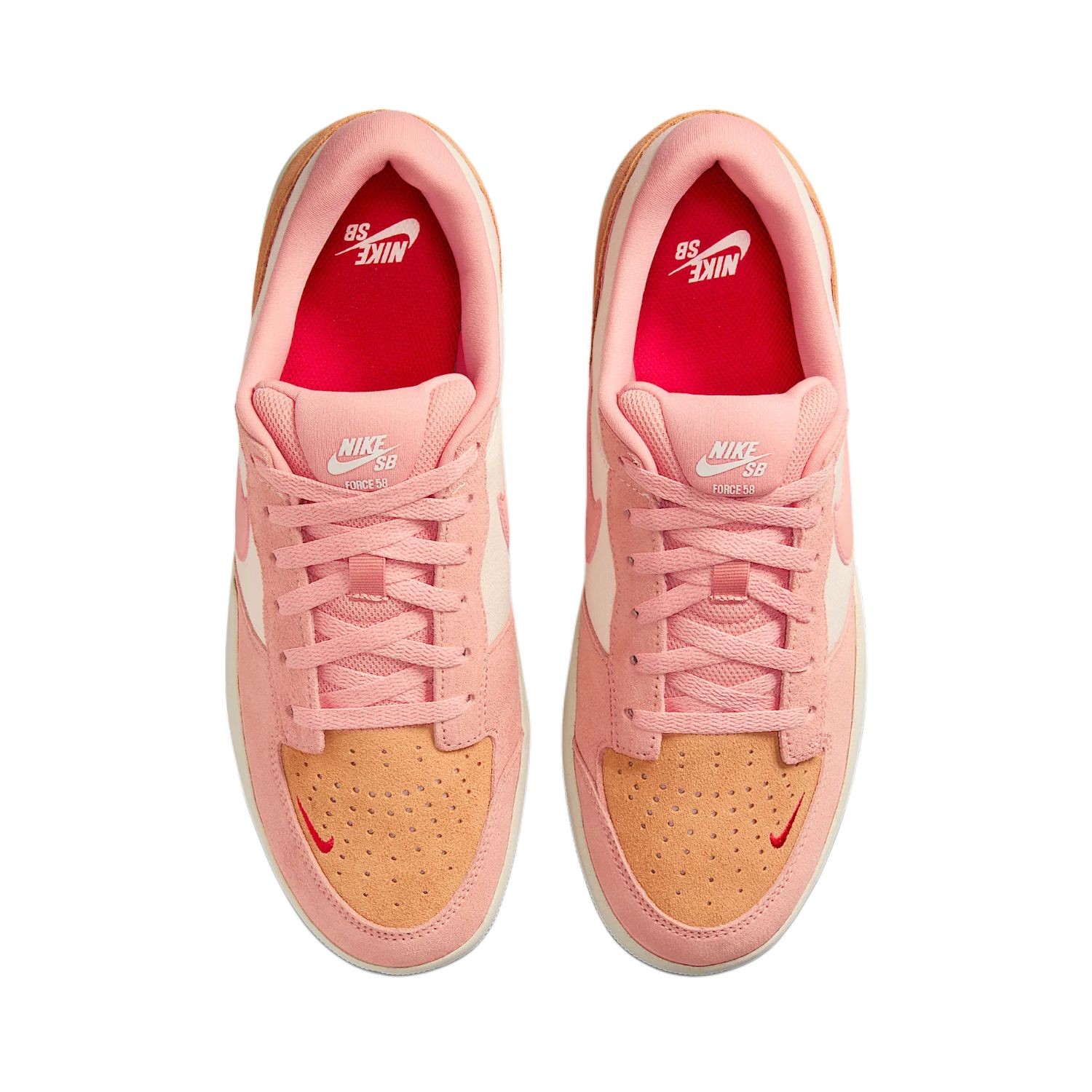 Nike Sb Force 58 Pale Ivory Copper Moon Gum Light Brown Apricot Agate