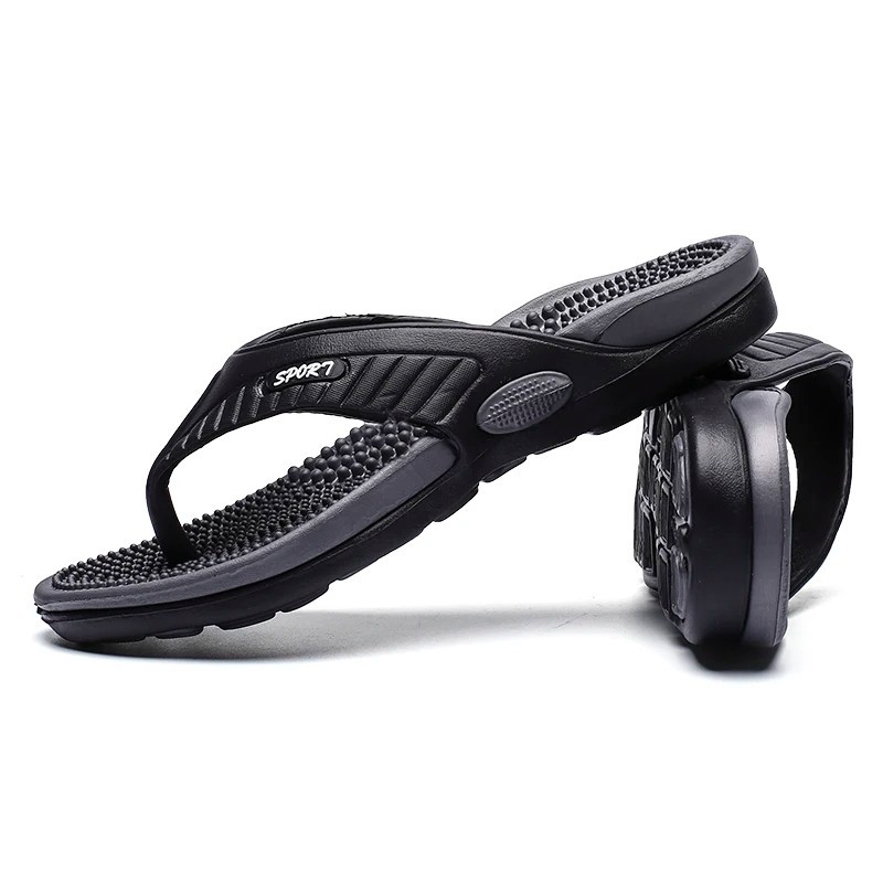 Massage Flip-flop Summer Men Slippers Beach Sandals Comfortable Men Casual Shoe.