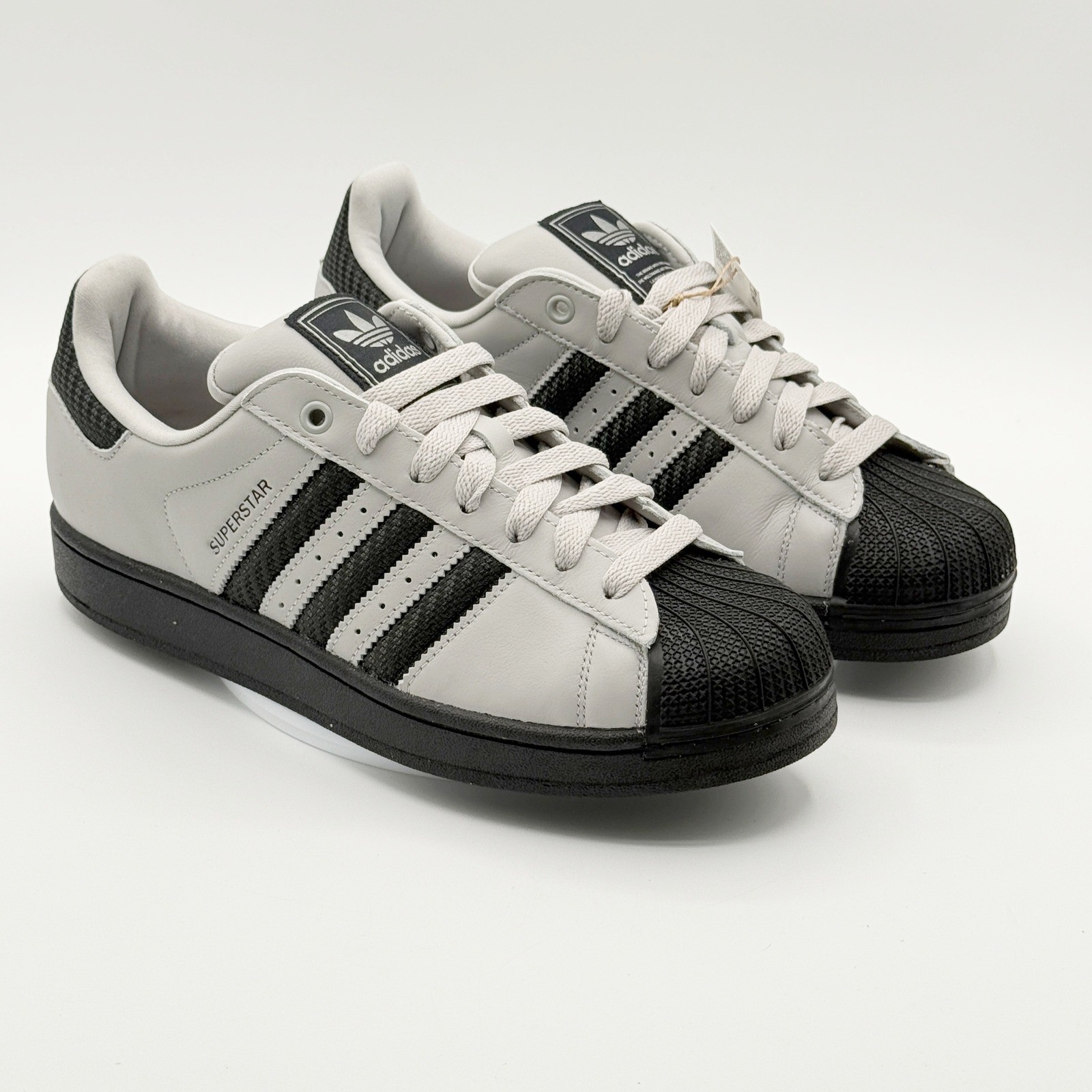 Adidas Superstar Ii Size 10 Mens Grey Black Iron JQ3183, NEW in box