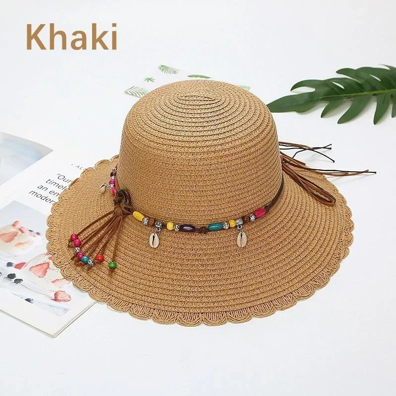 Fashionable Korean Multiple Styles Version Little Daisy Embroidered Straw Hat Wo