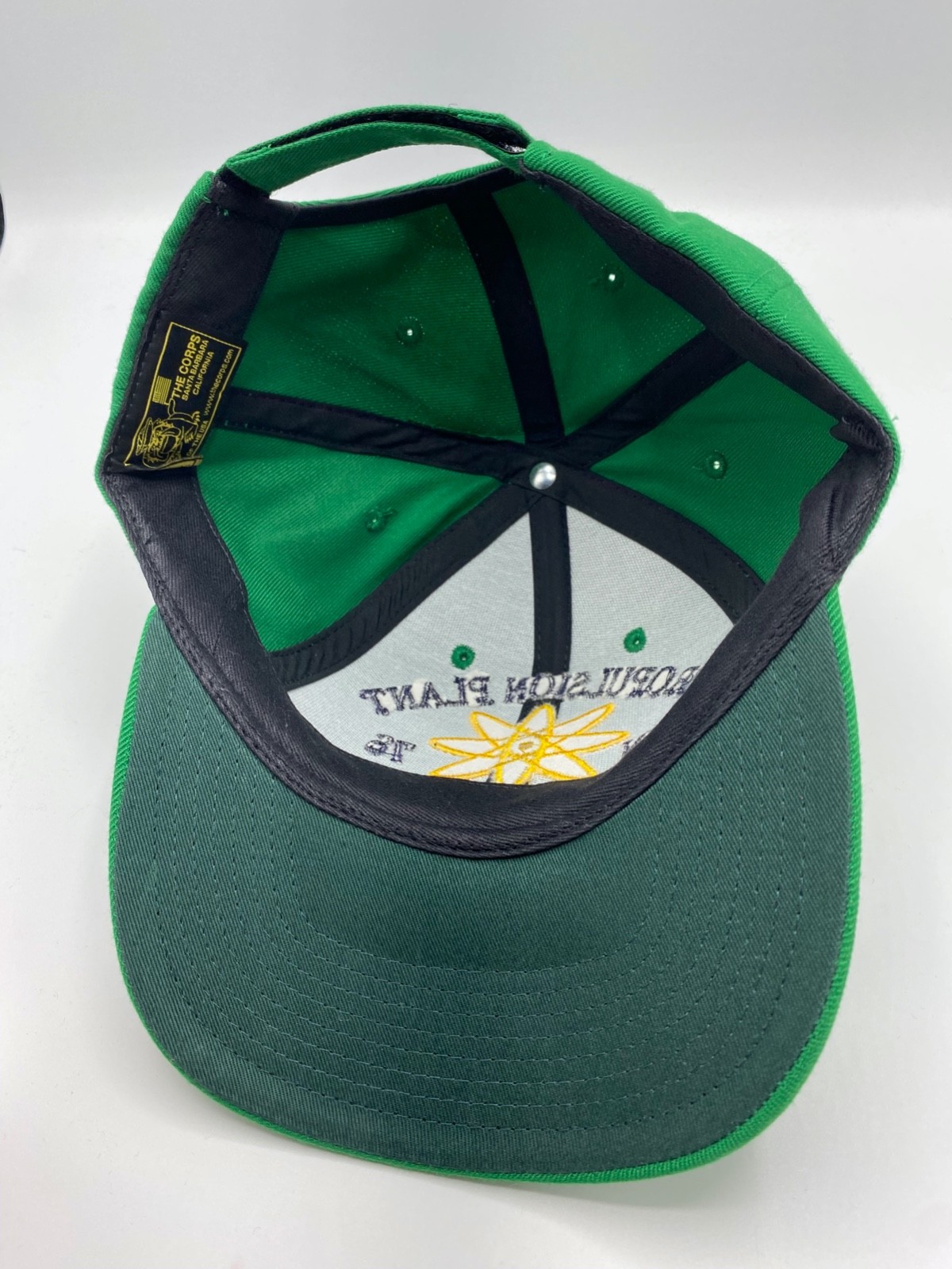 The Corps USS Ronald Reagan CVN 76 Drill Team Green Baseball Cap Hat One Size