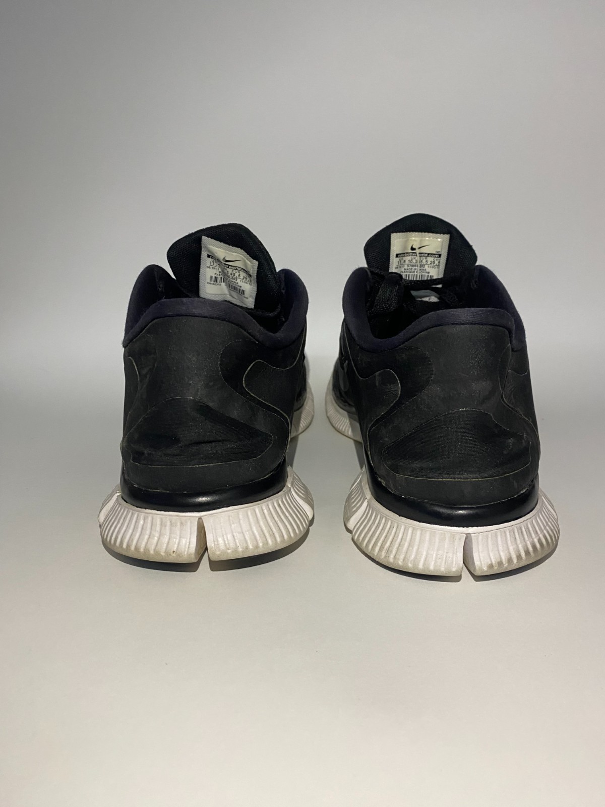 Size 11.5 – Nike Free 5.0+ Black – 579959-002