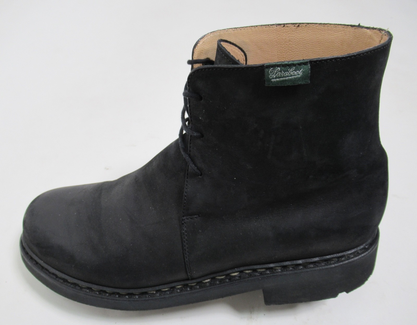 Paraboot Men’s Lace Up Leather Boot Paratex Soles Black 7.5 US / 6.5 UK / 40 EU