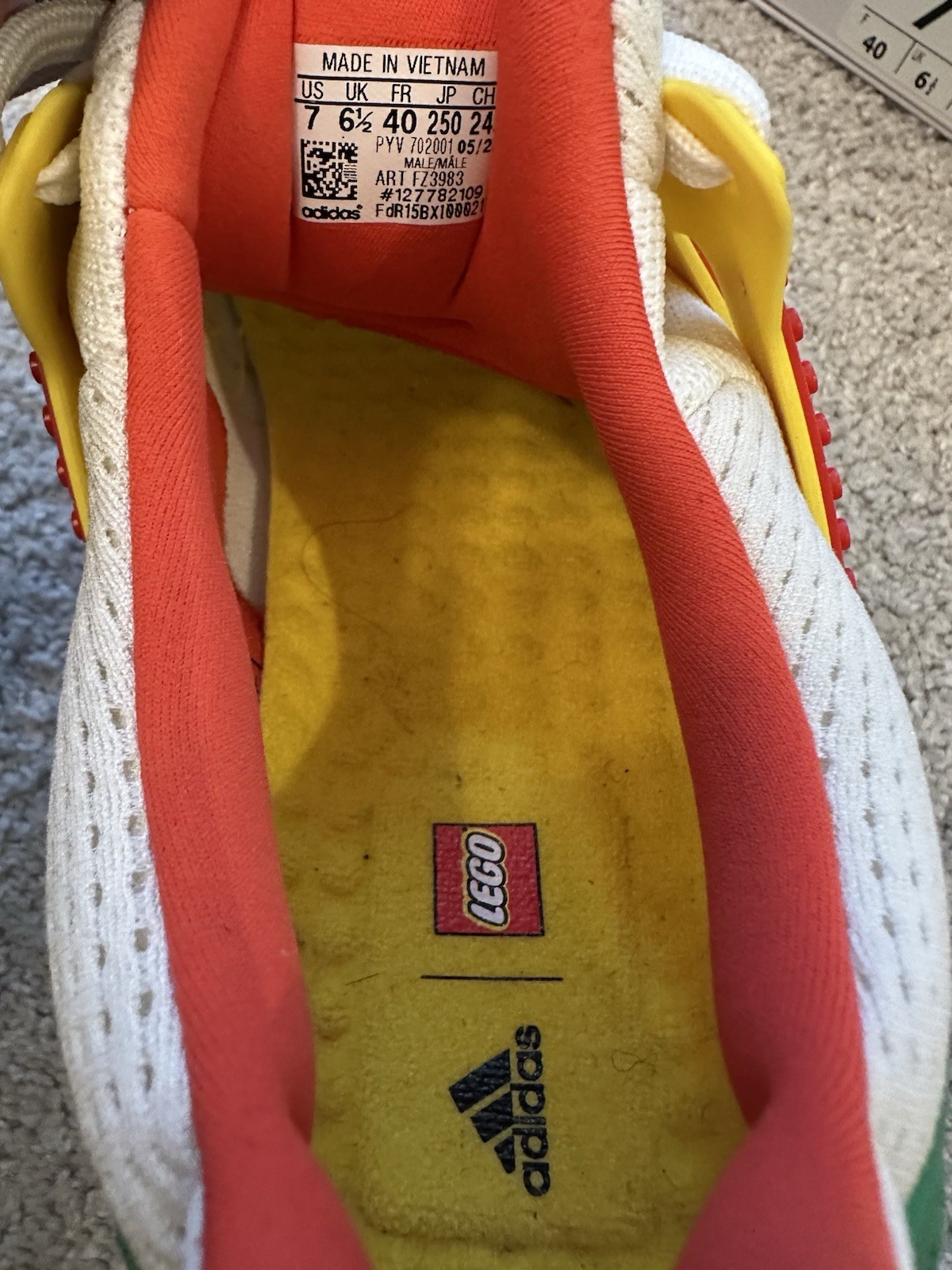 adidas LEGO x UltraBoost DNA Color Pack Multi Colorblock Sneakers FZ3983