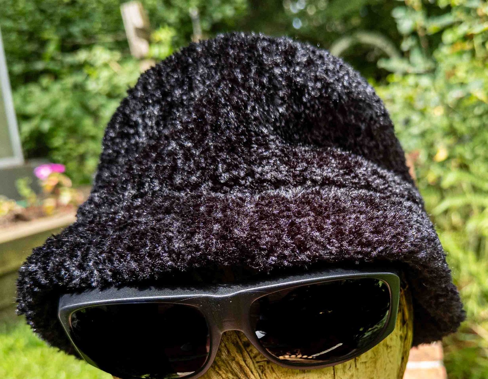 Ladies Hat, Black Fleece, Polyester, Size 1