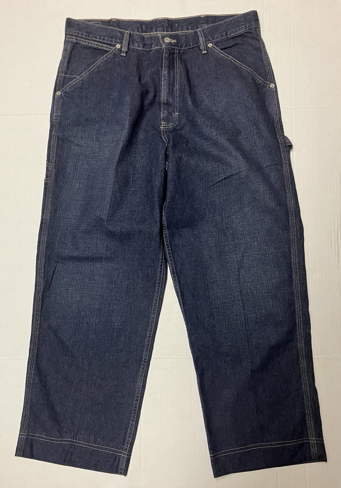 Vintage Gap Carpenter Jeans Mens Tag Size 38 Hemmed To 31 Wide Leg Skater Y2K
