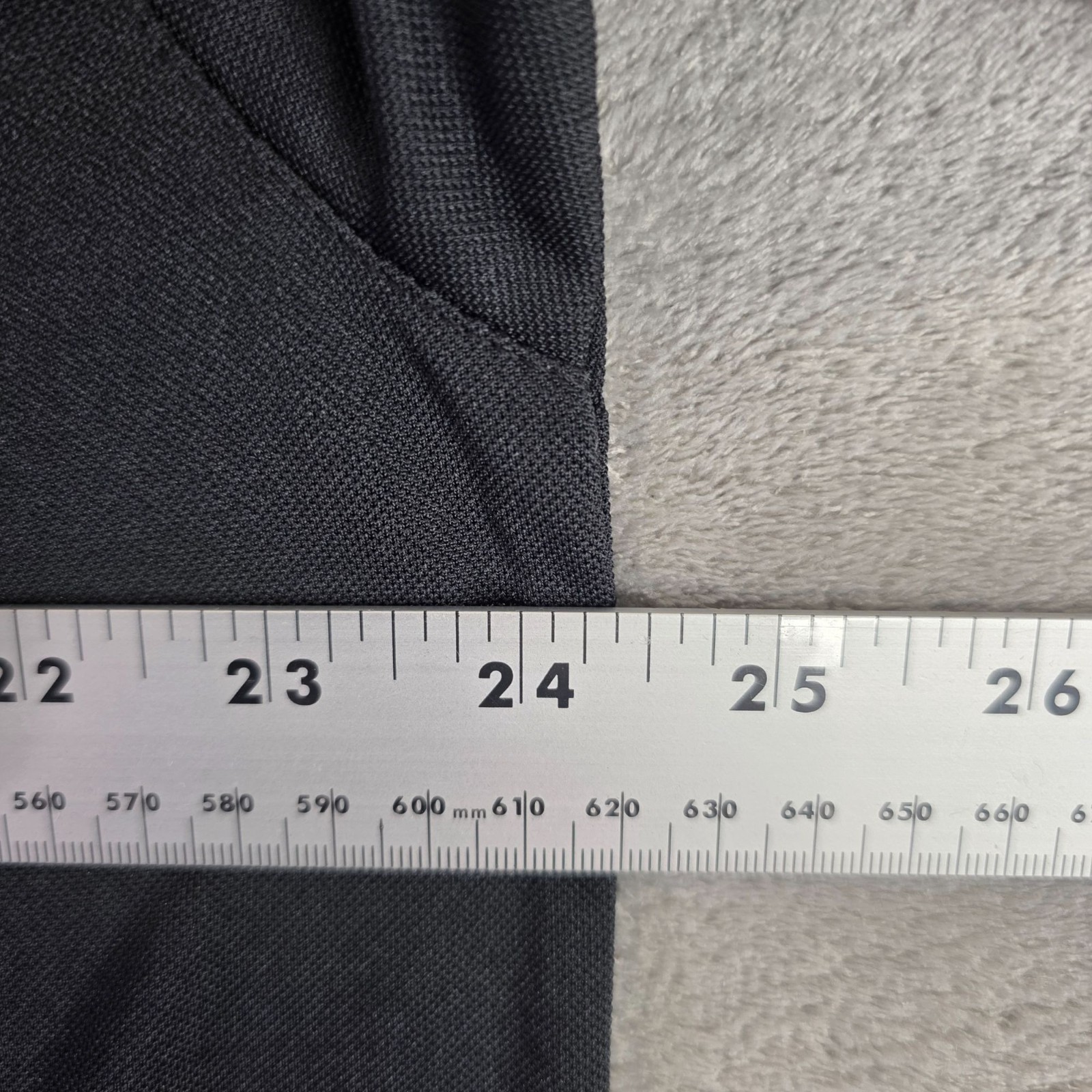 Mens Cintas Black Polo Shirt Short Sleeve 100% Polyester Classic Fit Size XL