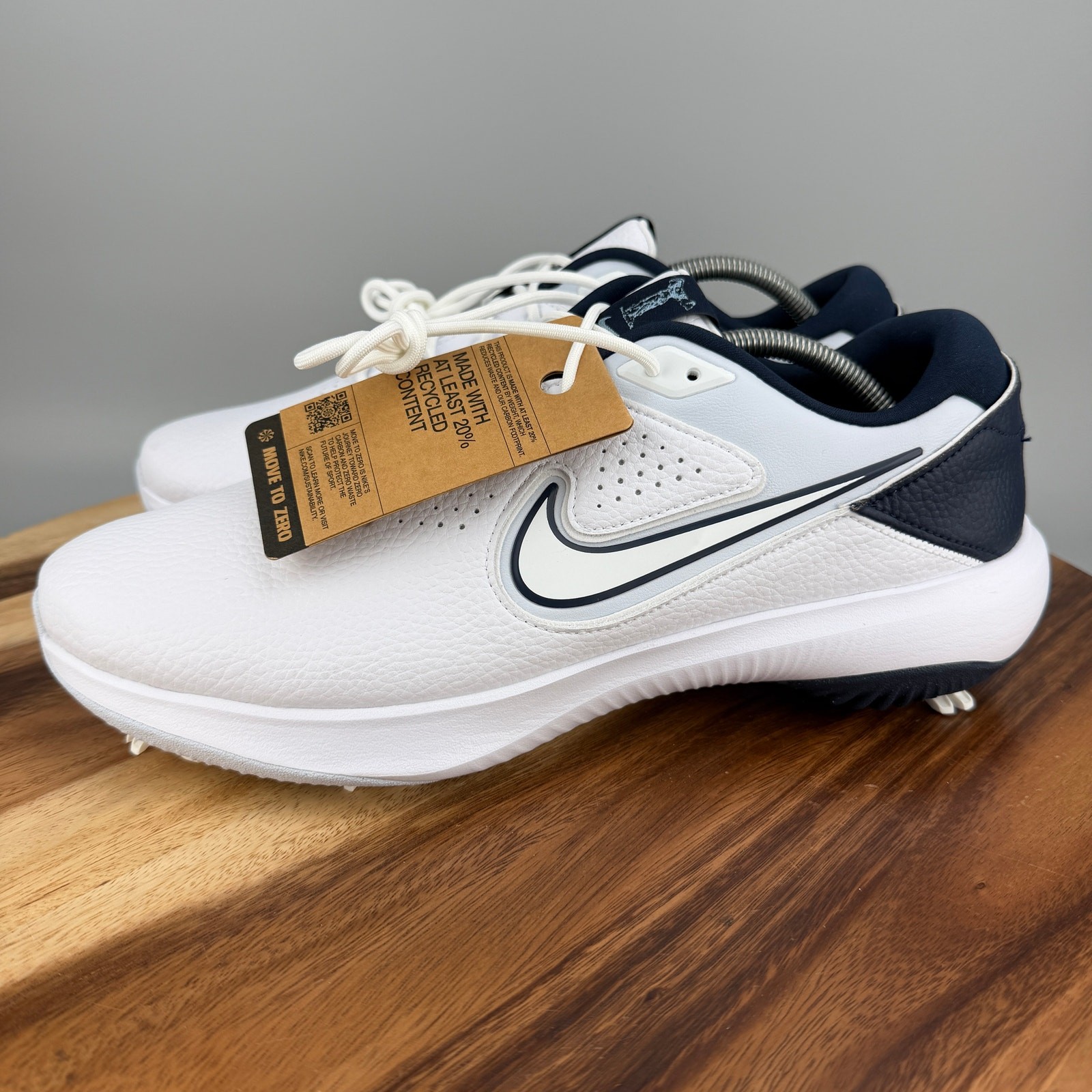 Nike Air Zoom Victory Pro 3 Golf Men’s 11.5 Wide Shoes DX9028-102 White/Navy NEW