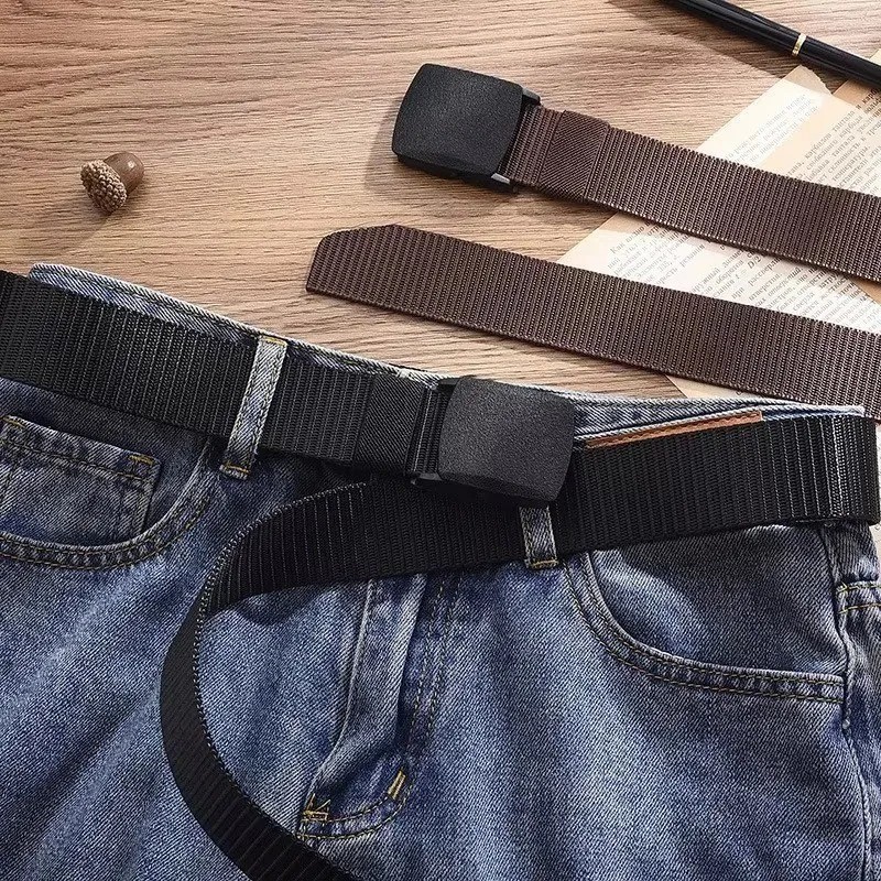 Men Casual Military Tactical Army Adjustable Quick Release Belts Pants Waistband