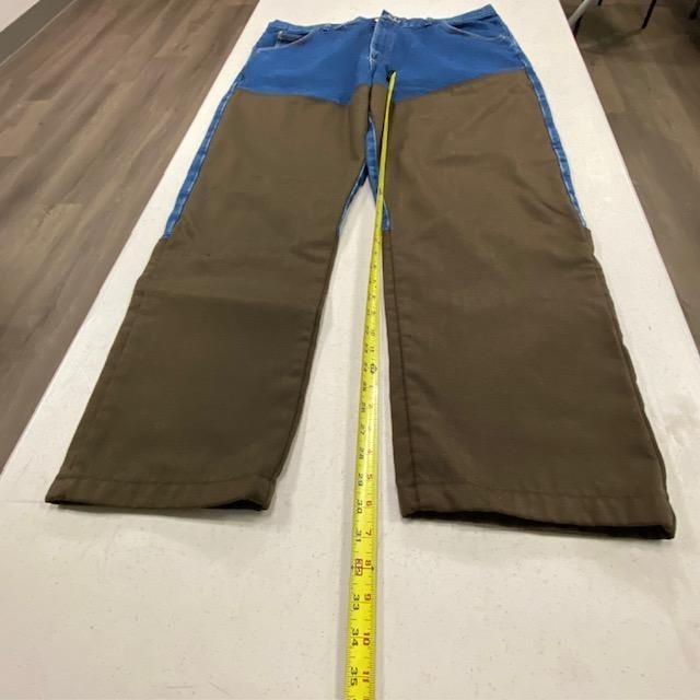 Wrangler Pro Gear 42×30 Double Front Work Jeans Suspender Buttons Utility