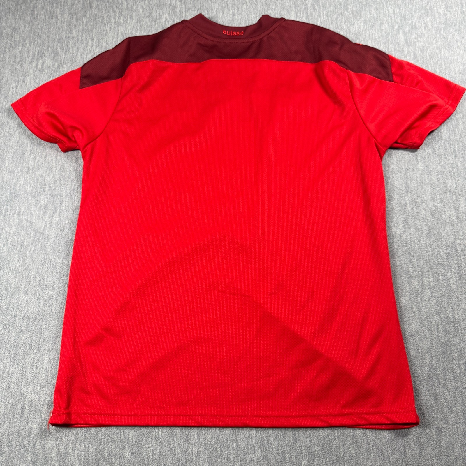 Puma Jersey Mens L Red Switzerland Suisse National Team Soccer Football Shirt