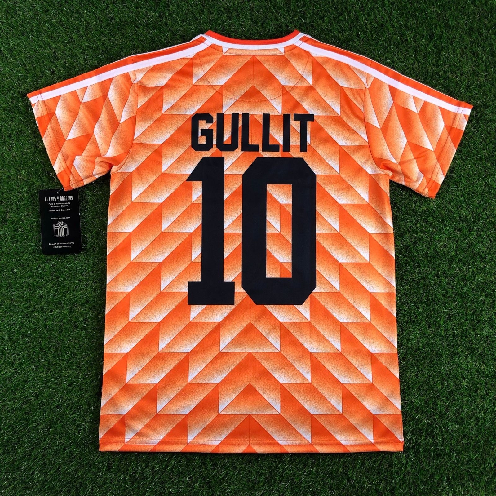 Classic Retro Netherlands Holland 1988 GULLIT 10 Football Shirt Jersey Size 2XL