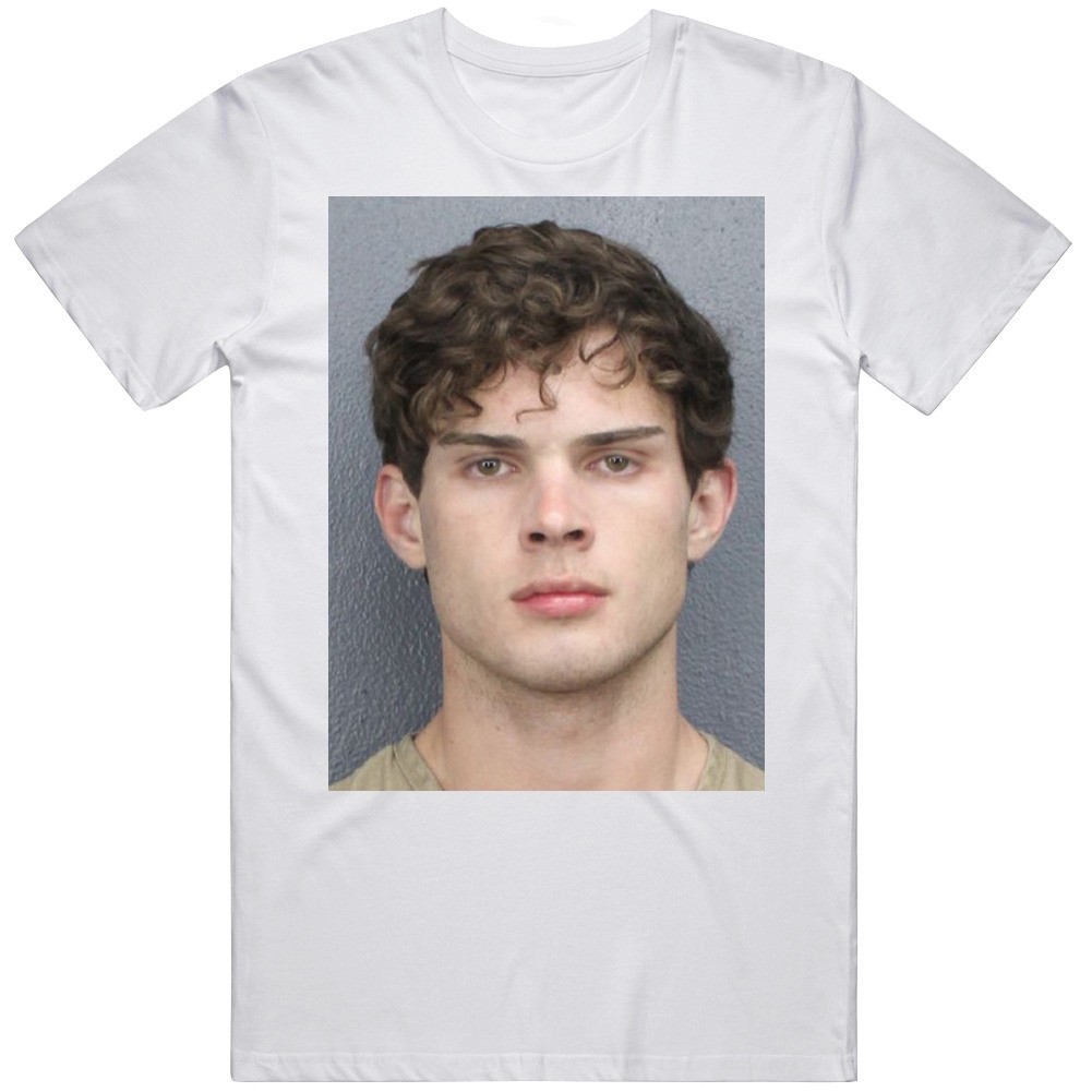 Funny Clavicular Mug Shot Tee Meme Gag Cool T Shirt