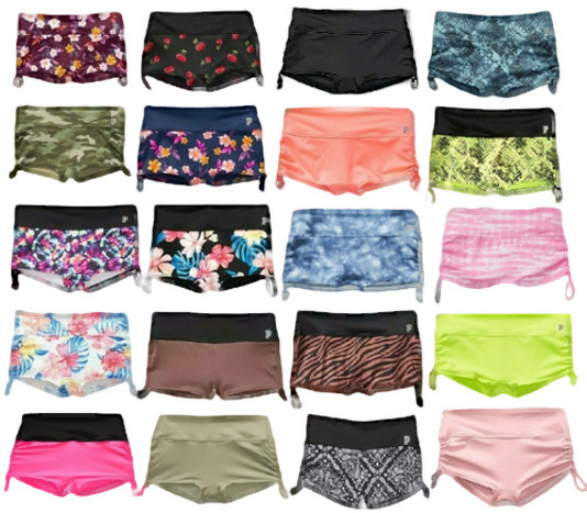 VICTORIAS SECRET GYM TO SWIM SHORTS BOTTOM SHORTIE XS S M L XL XXL NWT Free Ship