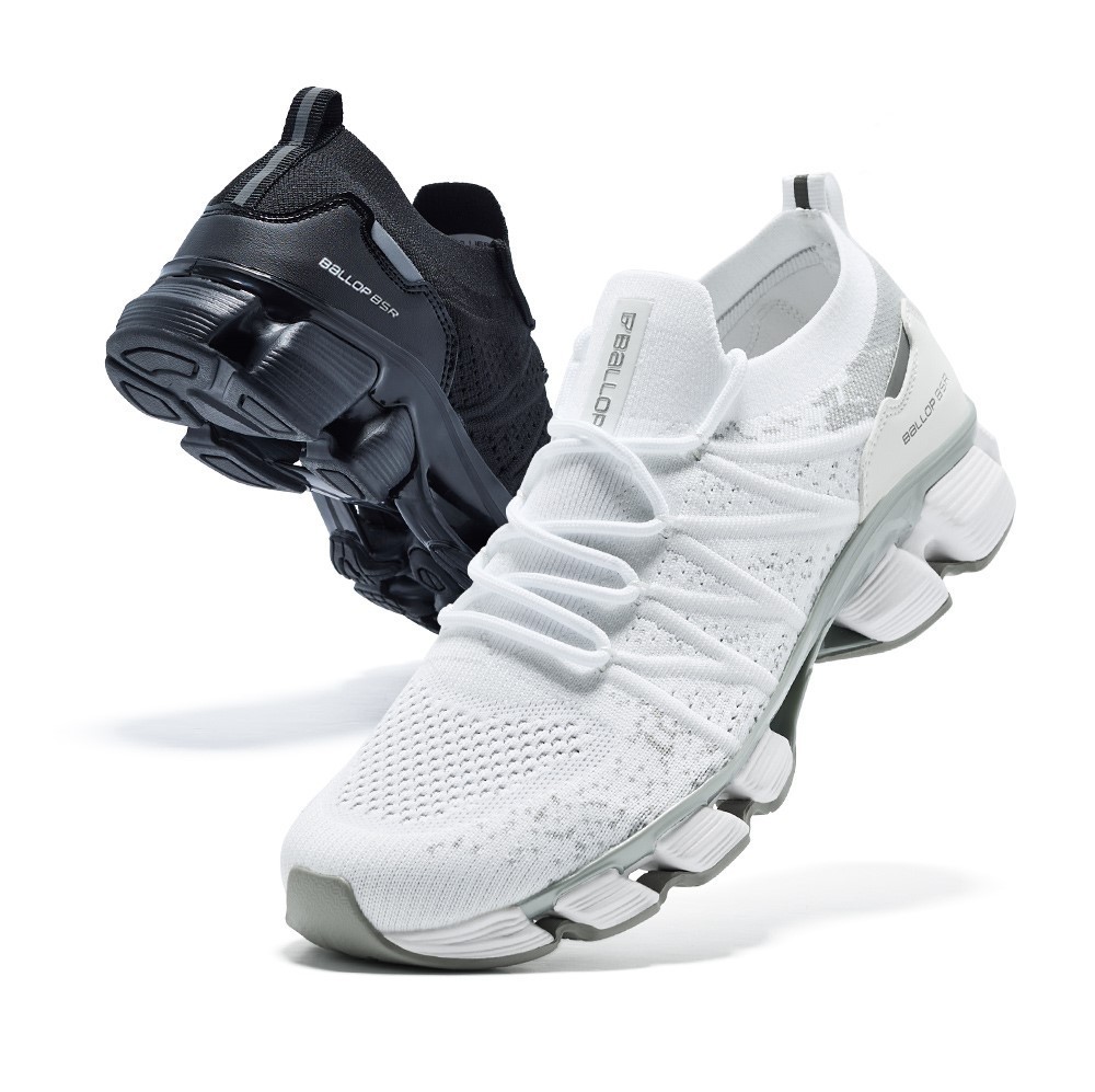 Ballop Tivat 1.0 Knit Running Shoes – Cushioned Non-Slip Sneakers Unisex