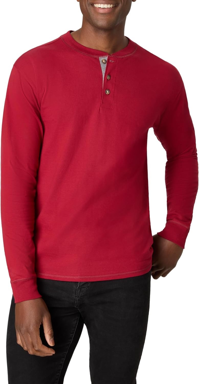 Hanes Mens T-Shirts, Men’s Shirts, Men’s Cotton Long Sleeve Shirts