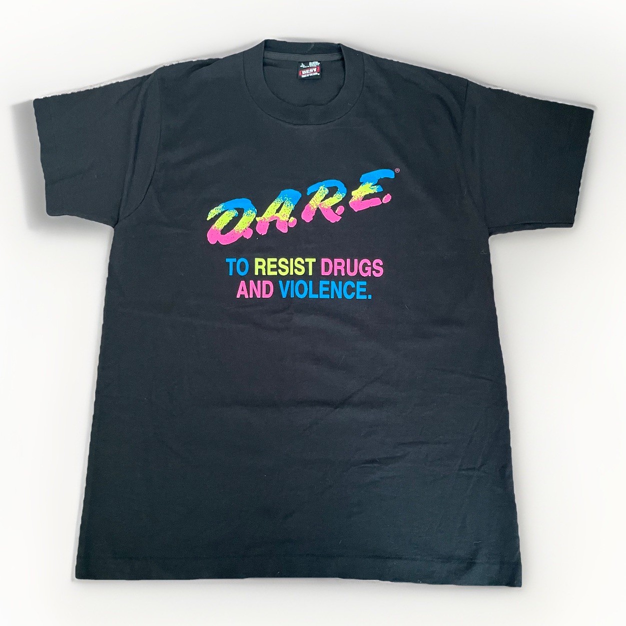 NWOT Vintage Single Stitch D.A.R.E To Resist Drugs And Violence T-Shirt Size: L