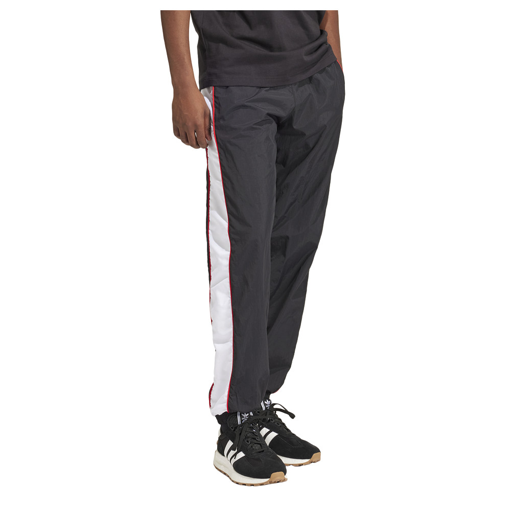 adidas Panel Tracksuit Pants Mens Black Casual Athletic Bottoms IS2146-A