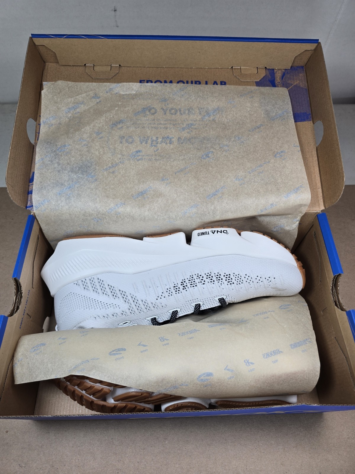 Size 12 Brooks Glycerin Flex Men’s Running Shoe White/Black/Gum NIB Run & Walk