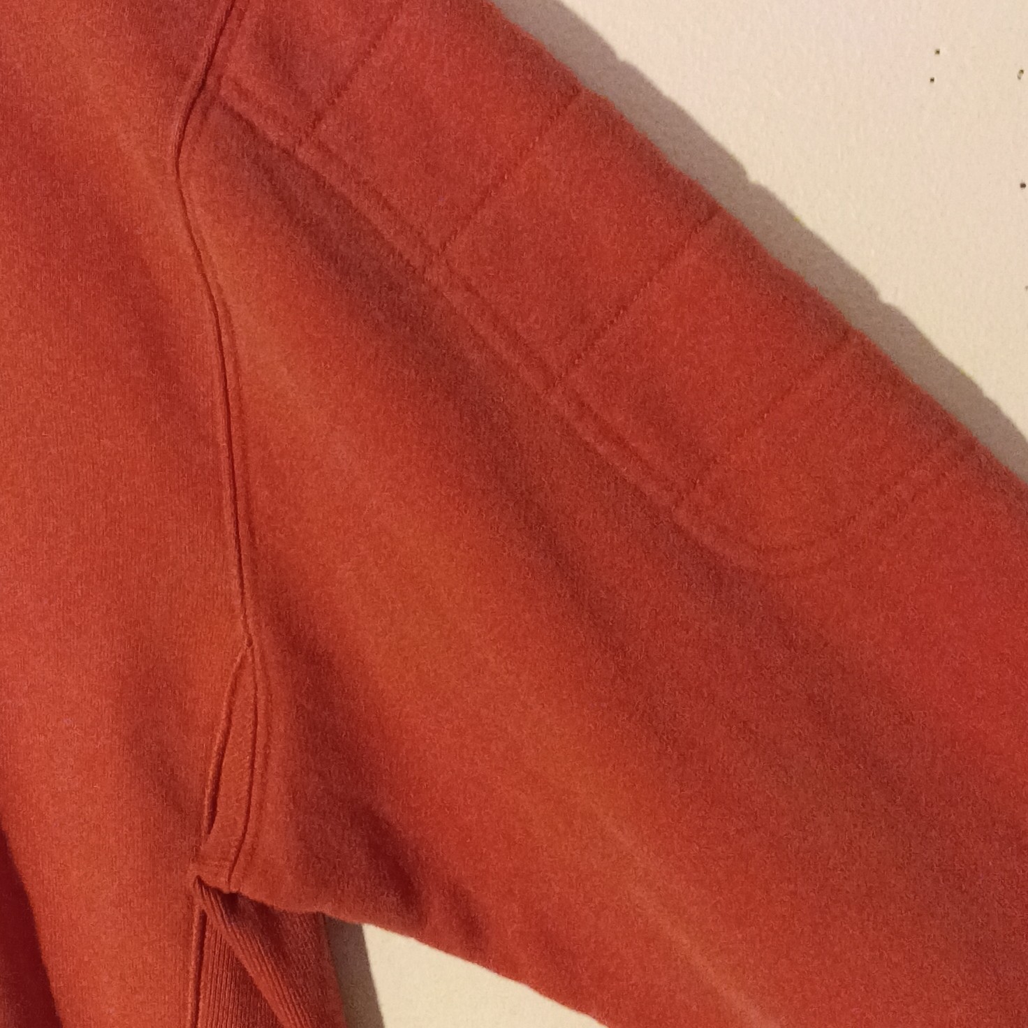 Champion Reverse Weave Sweatshirt Medium Rust Orange Embroidered Logo
