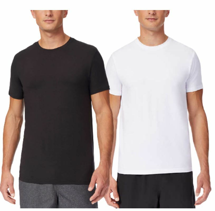 3 Pack 32 Degrees Men’s Cool Tee Short Sleeve Crew Neck Select Color Size