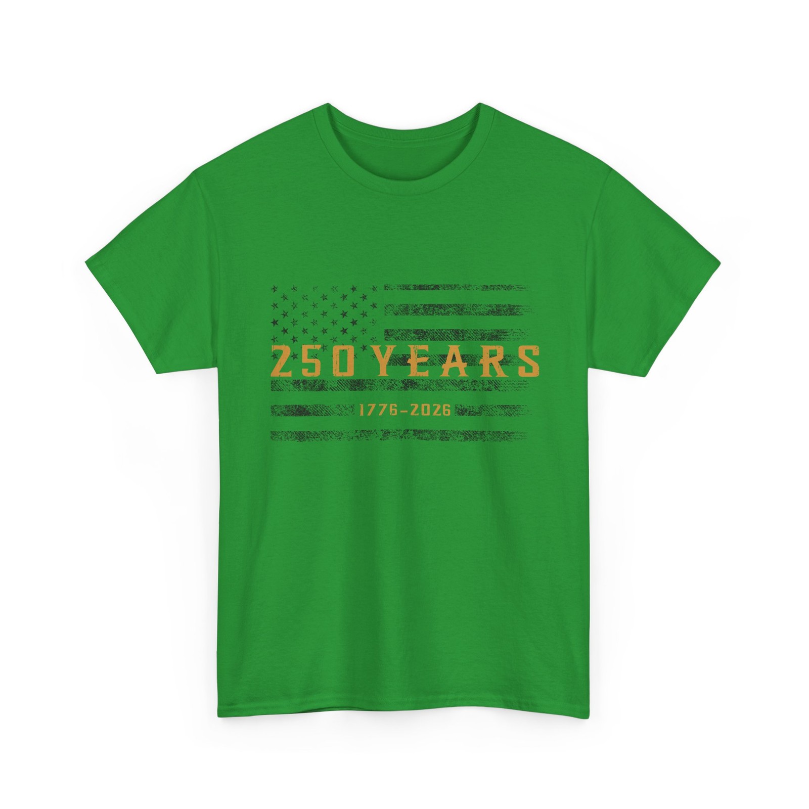 Distressed American Flag 250 Years Tee | 1776-2026 Anniversary Men Funny Tshirt