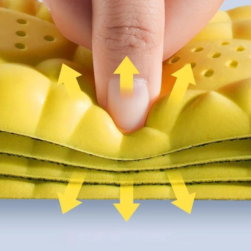 Insoles Orthopedic Supersoft For Sports Shoes 4D Inserts Feet Shock Absorption