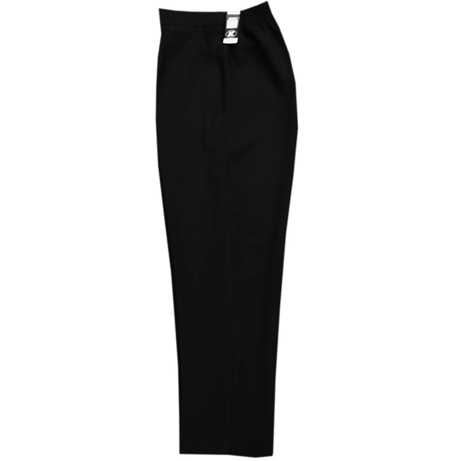 WOMENS TROUSERS LADIES HALF ELASTICATED STRETCH WAIST WORK OFFICE POCKETS PANTS