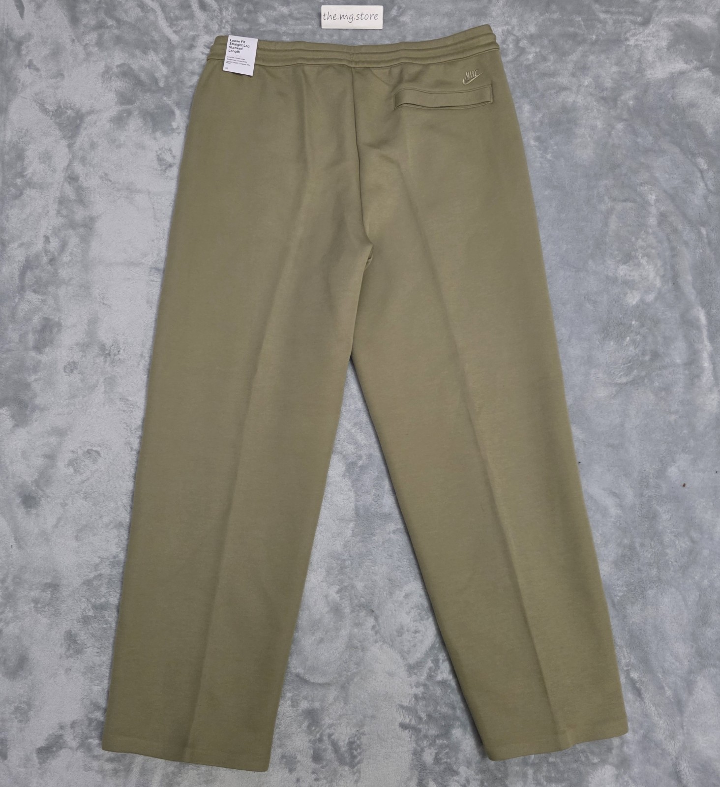 Nike Tech Tailored Fleece Neutral Olive Pants Men’s Sz L FZ7583-276 NWT