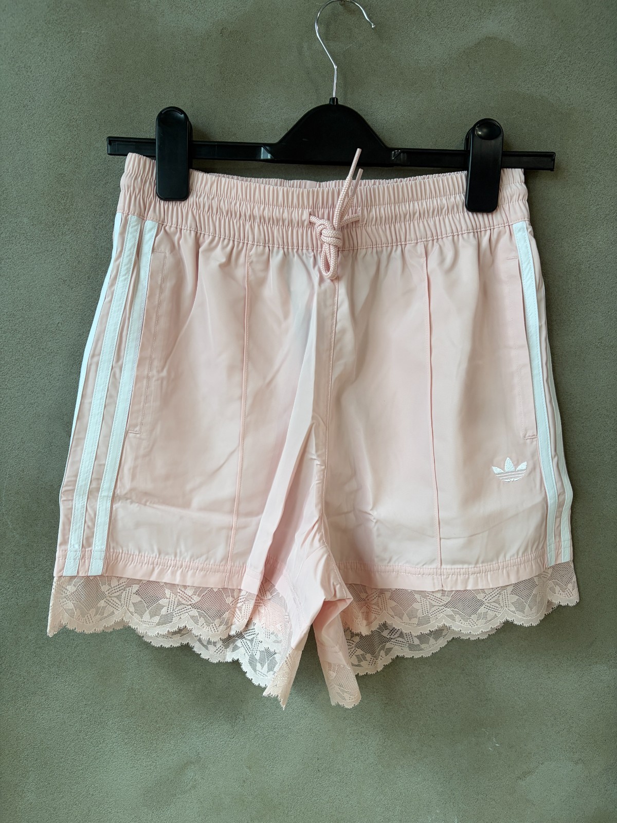 adidas Originals Lace Trim 3S Shorts Women Lifestyle Casual Short AsiaFit KQ6874