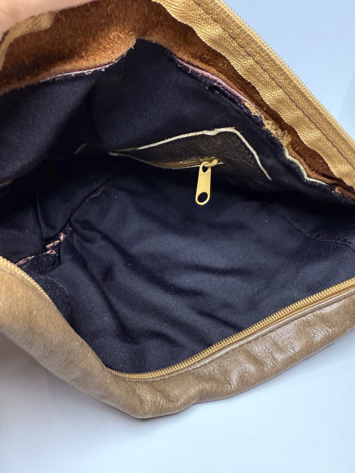 Vintage Genuine leather Healthy Back Bag Crossbody Sling Bag See Details