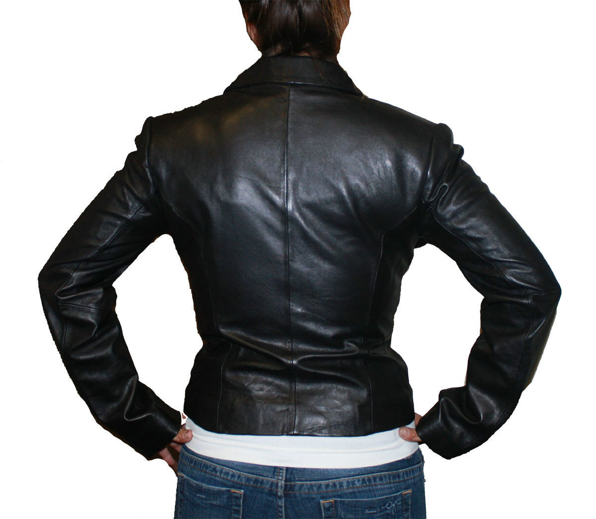 Women Genuine Soft Leather Buttons Closure Fitted Brand New Jacket Handcrafted