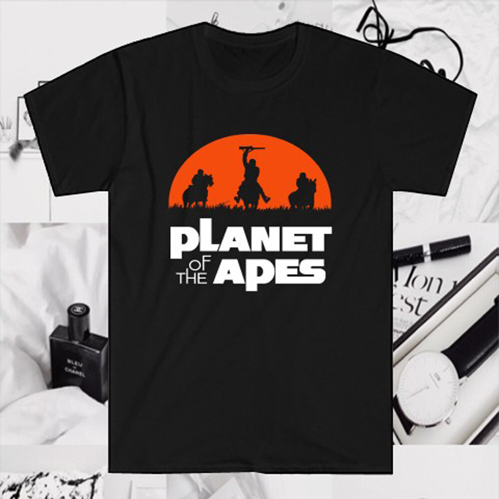 Planet of The Apes ANSA Mission Icarus Men’s Black T-Shirt Size S to 5XL