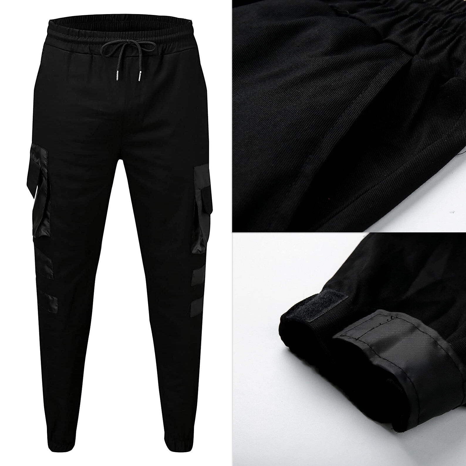 Men’s Casual Joggers Pants Sweatpants Cargo Combat Loose Tapered Leg Trousers